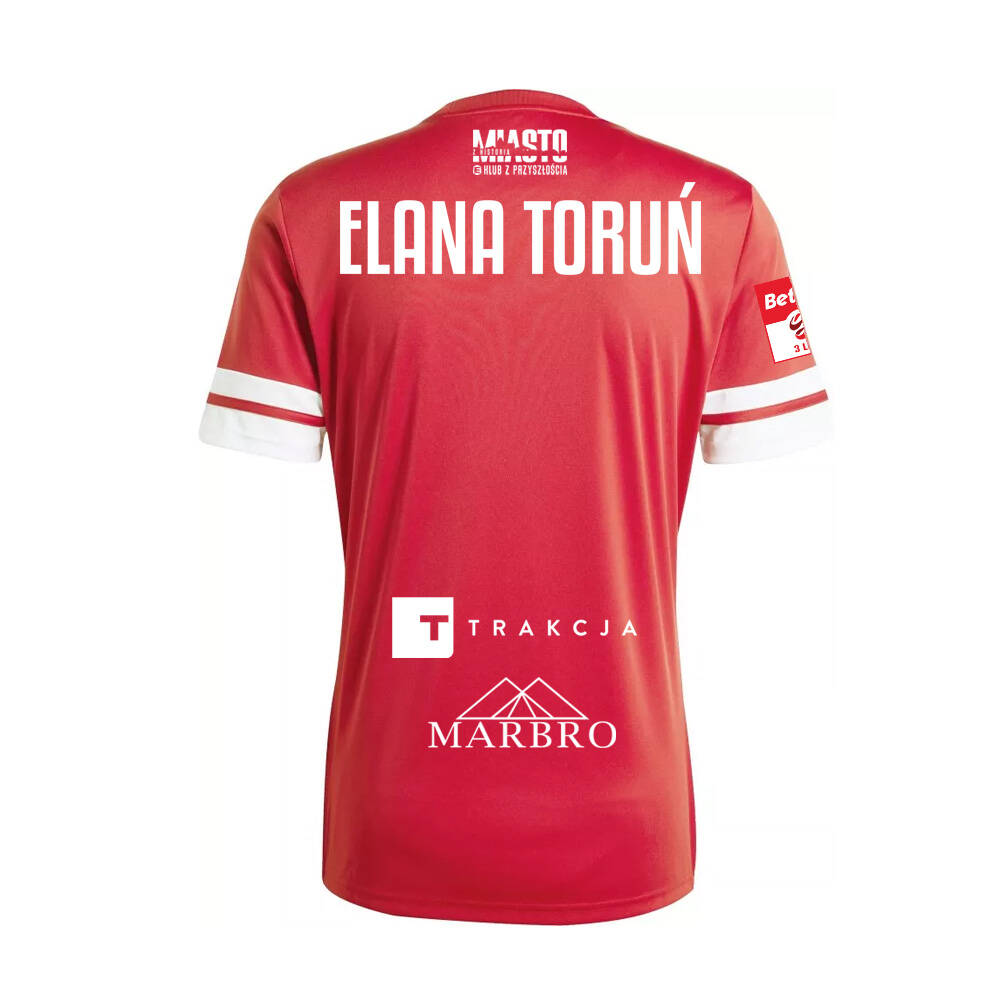 adidas Elana Toruń juniorska koszulka meczowa bramkarza bez numeru