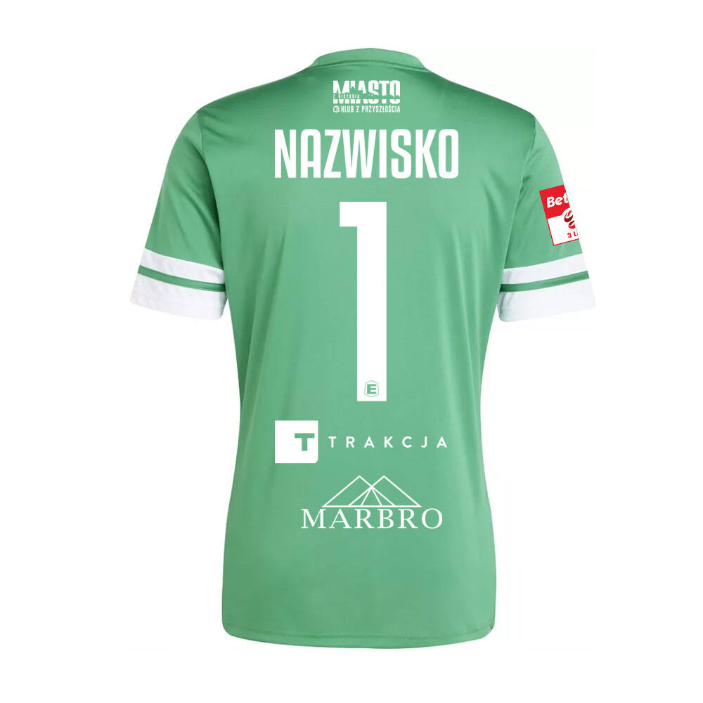 adidas Elana Toruń męska koszulka meczowa bramkarza z nazwiskiem i numerem