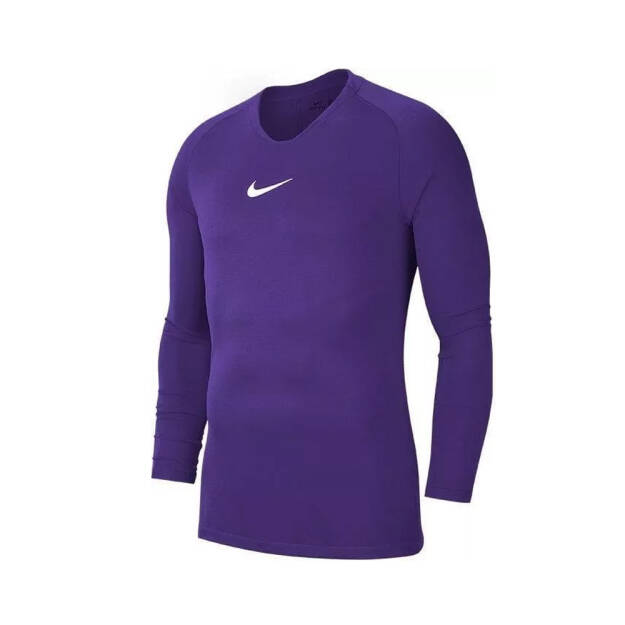 Nike AP Nadarzyn juniorska z długim rękawem - pierwsza warstwa purpura