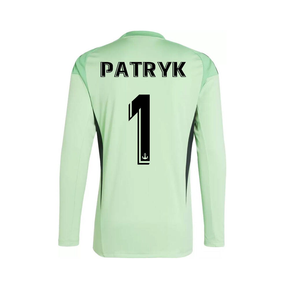 adidas MKS Kotwica juniorska bluza bramkarska II z nazwiskiem i numerem