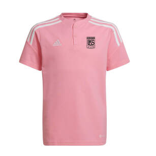 adidas LKS Barycz Sułów Junior koszulka polo różowa