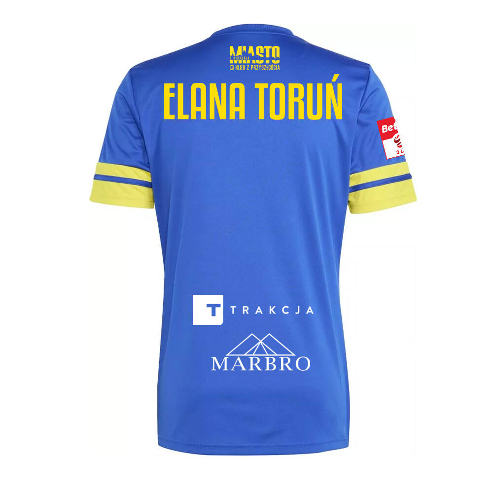 adidas Elana Toruń juniorska koszulka meczowa wyjazdowa bez numeru