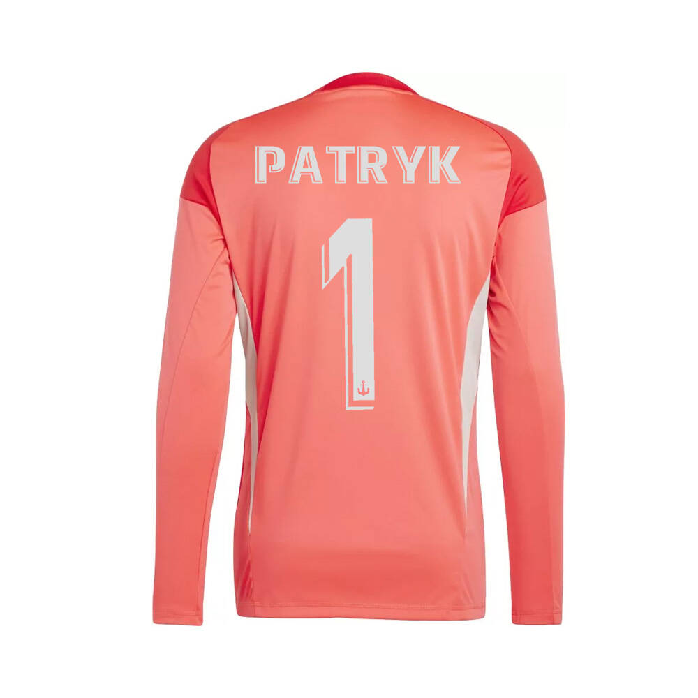 adidas MKS Kotwica juniorska bluza bramkarska I z nazwiskiem i numerem