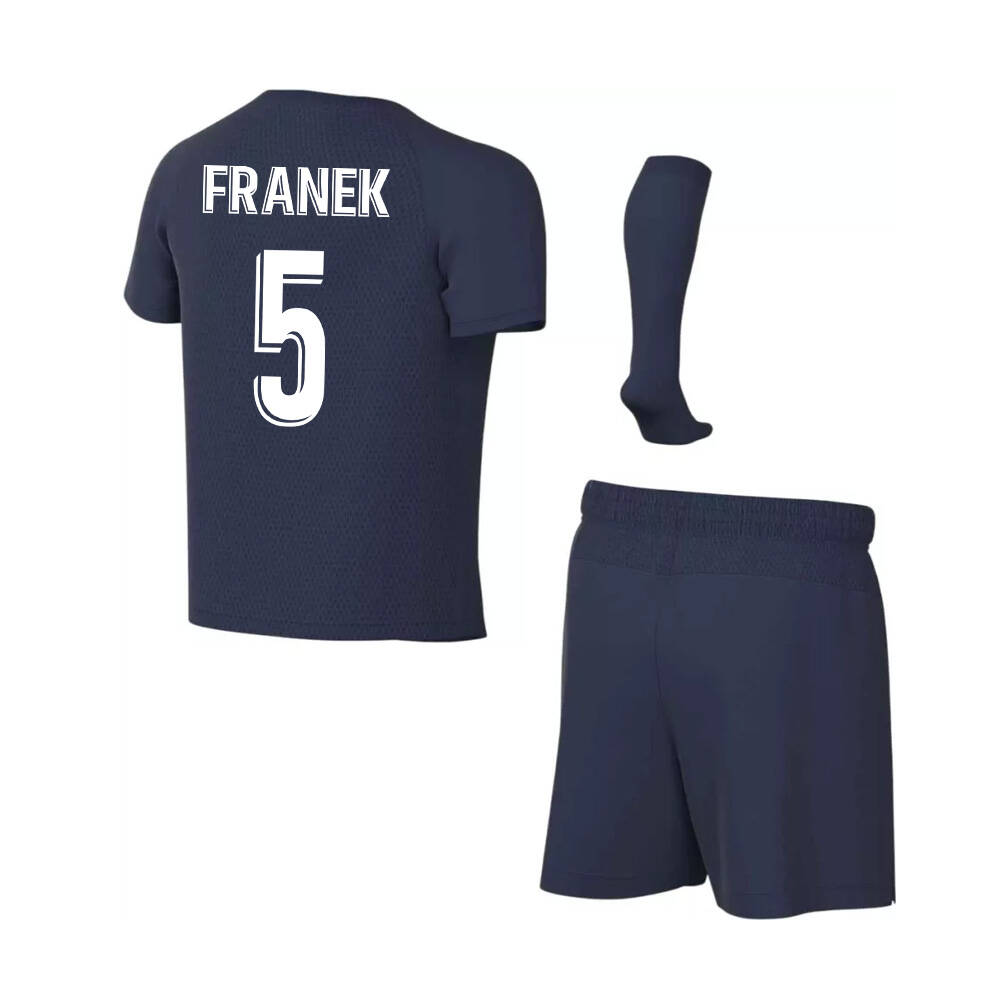 Nike KICK OFF dziecięcy komplet treningowy z nazwiskiem i numerem