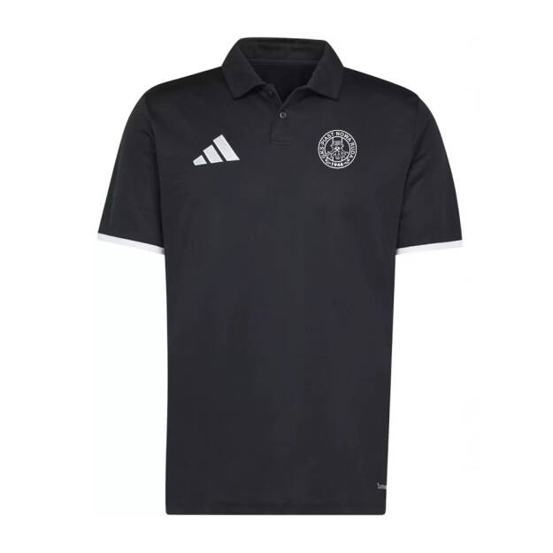adidas GKS Piast juniorska koszulka polo czarna
