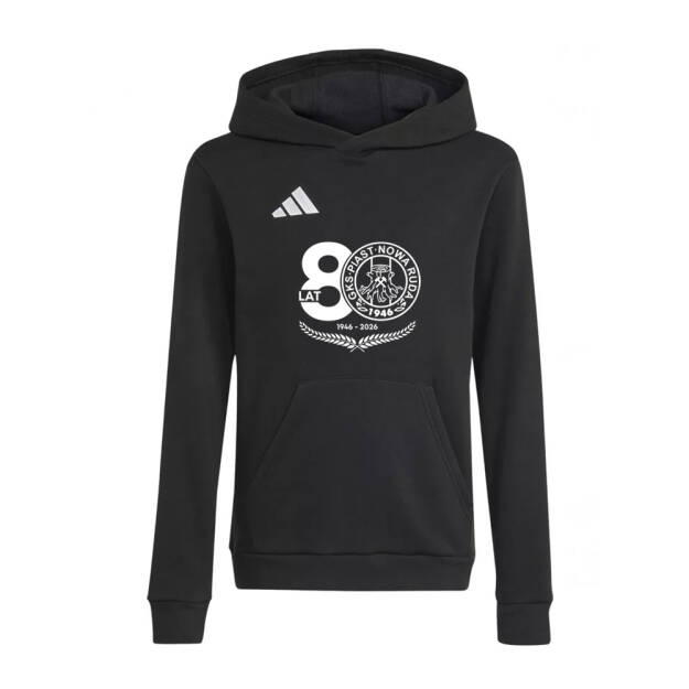 adidas GKS Piast 80-lecie męska bluza bawełniana czarna