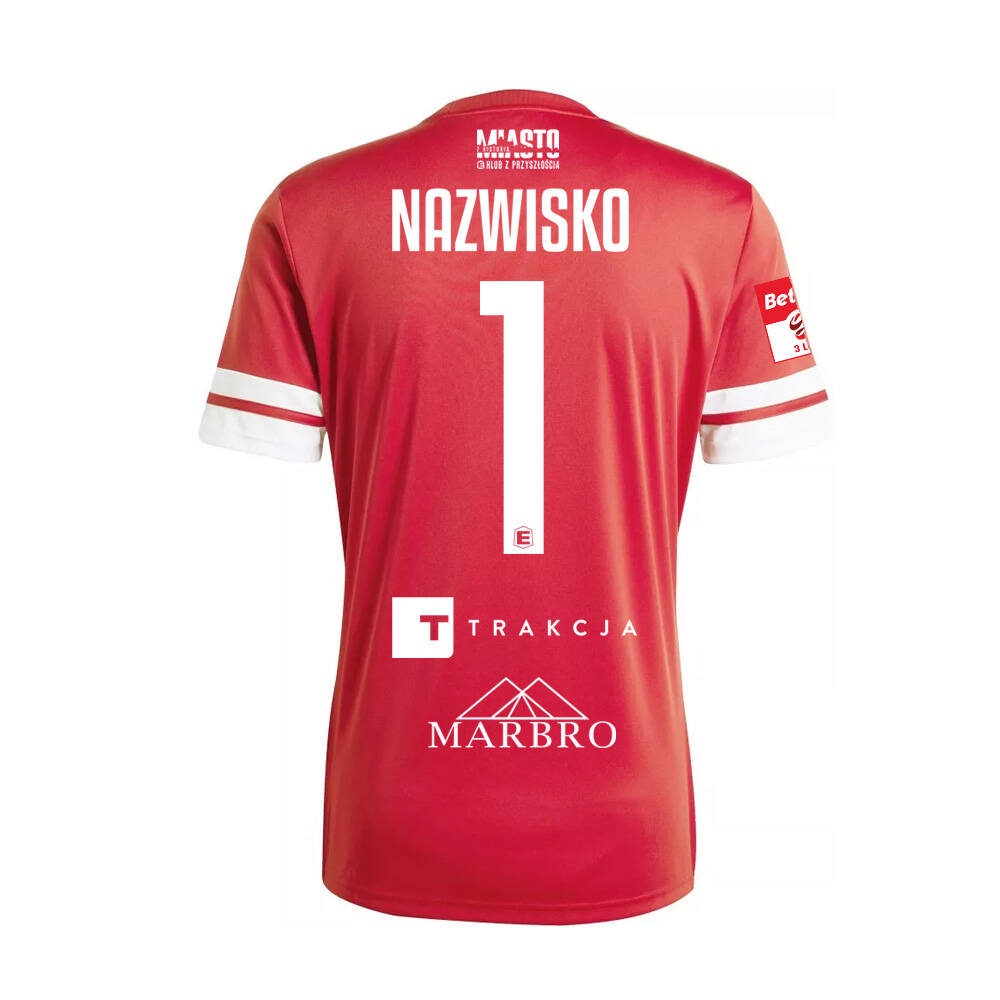 adidas Elana Toruń męska koszulka meczowa bramkarza z nazwiskiem i numerem